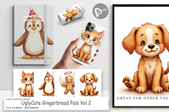 UglyCute Gingerbread Pals Paper Product Image 1