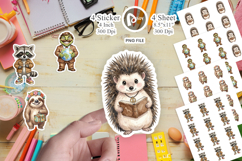 UglyCute Groovy Animal Teacher Sticker Product Image 1