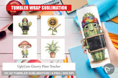 UglyCute Groovy Plant Teacher Tumbler Product Image 1
