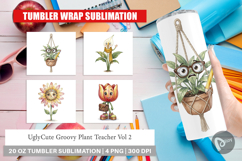 UglyCute Groovy Plant Teacher Tumbler Product Image 1