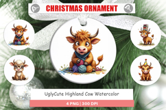 Highland Cow Farm Friends Ornament Product Image 1