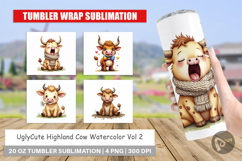 Highland Cow Farm Friends Tumbler Product Image 1