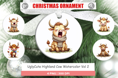 Highland Cow Farm Friends Ornament Product Image 1