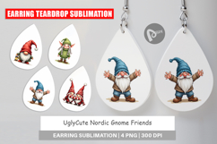 Nordic Gnome Friends Earring Product Image 1