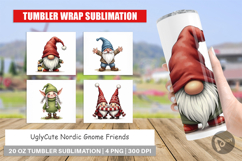 Nordic Gnome Friends Tumbler Product Image 1