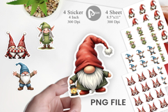 Nordic Gnome Friends Sticker Product Image 1