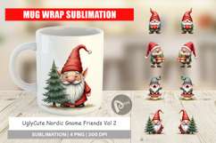 Nordic Gnome Friends Mug Wrap Product Image 1