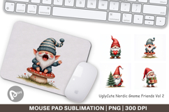 Nordic Gnome Friends Mouse Pad Product Image 1