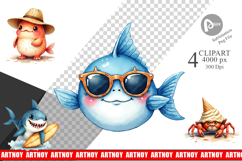 UglyCute Ocean Oddities Sublimation Product Image 1