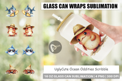 UglyCute Ocean Oddities Glass Can Product Image 1