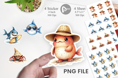 UglyCute Ocean Oddities Sticker Product Image 1