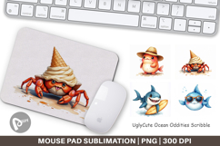 UglyCute Ocean Oddities Mouse Pad Product Image 1