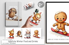 UglyCute Winter Food &amp; Drinks Digital Product Image 1
