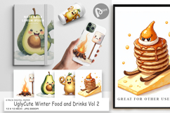 UglyCute Winter Food &amp; Drinks Digital Product Image 1