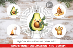 Winter Food &amp; Drinks Wind Spinner Product Image 1