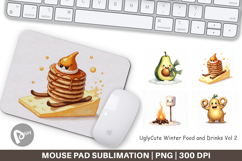 Winter Food &amp; Drinks Mouse Pad Product Image 1