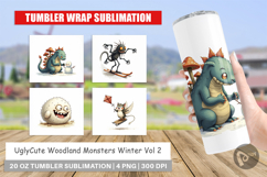Woodland Monsters Sports Tumbler Product Image 1