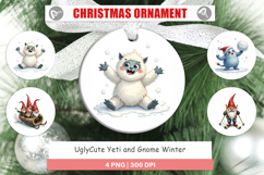 Yeti &amp; Gnome Winter Games Ornament Product Image 1