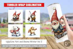 Yeti &amp; Gnome Winter Games Tumbler Product Image 1