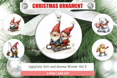 Yeti &amp; Gnome Winter Games Ornament Product Image 1