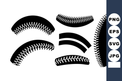 Black Silhouette Tire Tracks Vector Illustration Product Image 1