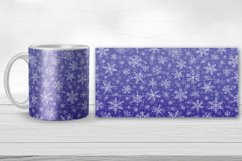 Christmas mug sublimation bundle snowflakes ornament wrap Product Image 4