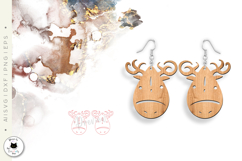 Christmas Earrings Laser Cut Big Bundle | Stud Earrings Product Image 9