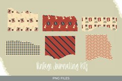 UK Retro Postage Pattern Torn Paper Product Image 1