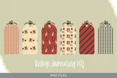 UK Retro Postage Patterned Shaped Tags Product Image 1