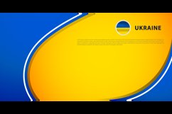 Ukraine layout background concept design template Product Image 2