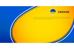 Ukraine layout background concept design template Product Image 1