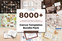 Ultimate Comprehensive Canva Editable Template Bundle Pack Product Image 1