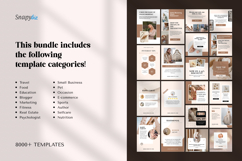 Ultimate Comprehensive Canva Editable Template Bundle Pack Product Image 9