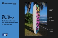 Surfboard Mockup Set Product Image 4