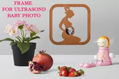 Frame for ultrasound baby photo, Pregnant Women Photo frame Product Image 1