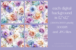 Umbrella Patterns, Pretty Flowers Seamless Patterns, s10 Product Image 2
