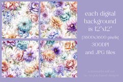 Umbrella Patterns, Pretty Flowers Seamless Patterns, s11 Product Image 2