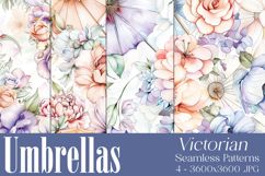 Umbrella Patterns, Pretty Flowers Seamless Patterns, s2 Product Image 1