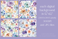 Umbrella Patterns, Pretty Flowers Seamless Patterns, s7 Product Image 2