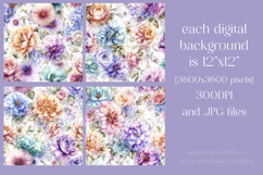 Umbrella Patterns, Pretty Flowers Seamless Patterns, s8 Product Image 2