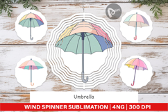 Wind Spinner Spring Umbrella Product Image 1