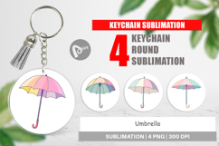 Keychain Spring Umbrella Product Image 1