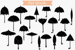 Umbrella | Hand Drawn Vintage Beach Parasol, Rainy Day Product Image 3