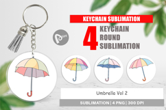 Keychain Spring Umbrella Product Image 1