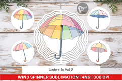 Wind Spinner Spring Umbrella Product Image 1