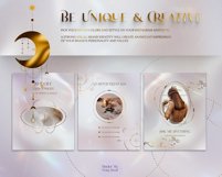 Spiritual Instagram Posts in Canva - Pearl and Gold IG feed Product Image 4