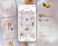 Spiritual Instagram Posts in Canva - Pearl and Gold IG feed Product Image 5