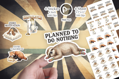 Weekend Laziness Sticker Product Image 1