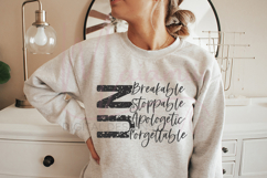 Unbreakable Unstoppable Unapologetic Unforgettable SVG Product Image 3