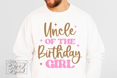 Uncle Of The Birthday Girl SVG PNG - First Birthday Girl Product Image 1